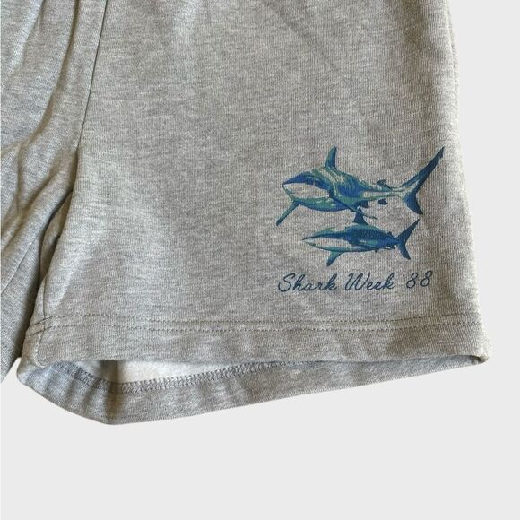 NWT Urban Outfitters Discovery Shark Week 88 Lounge Shorts Women's Size XS Grey - Picture 5 of 11